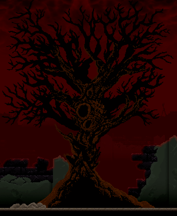 A creepy dead tree