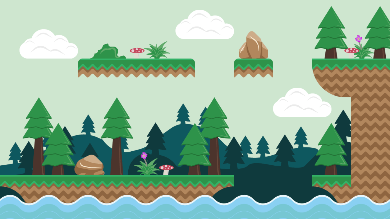 2D Platformer Forest Pack