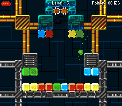 Kulkis NES pixelart sidescroller, tiles, sprites