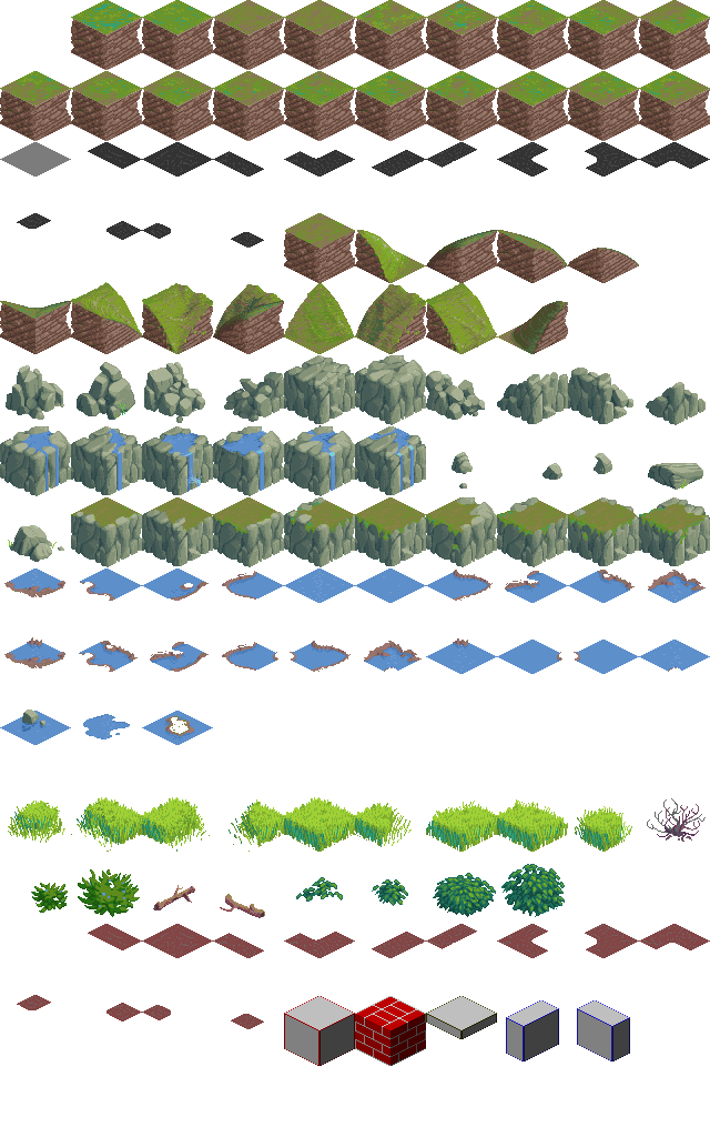 Modified Isometric 64x64 Outside Tileset