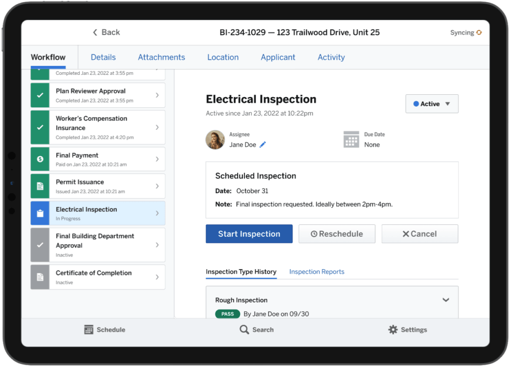 Enable Mobile Inspections and Online Scheduling OpenGov