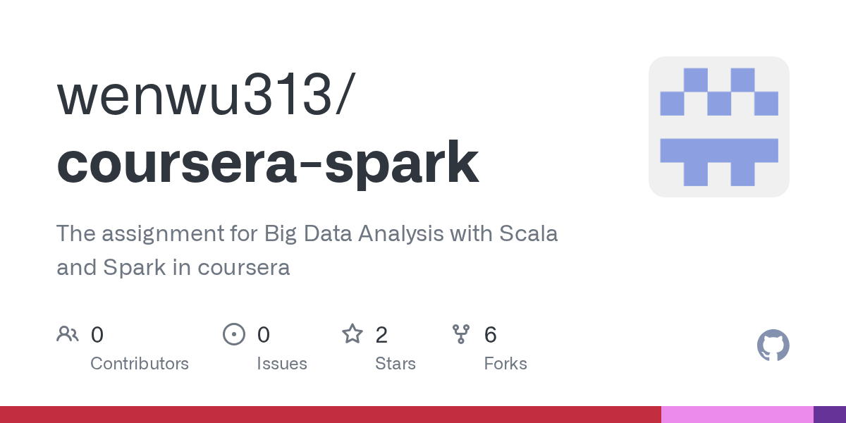 GitHub wenwu313/courseraspark The assignment for Big Data Analysis