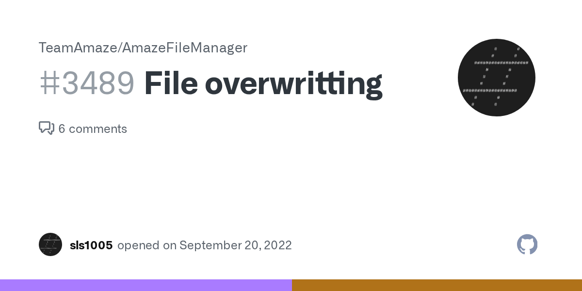 File overwritting · Issue 3489 · TeamAmaze/AmazeFileManager · GitHub