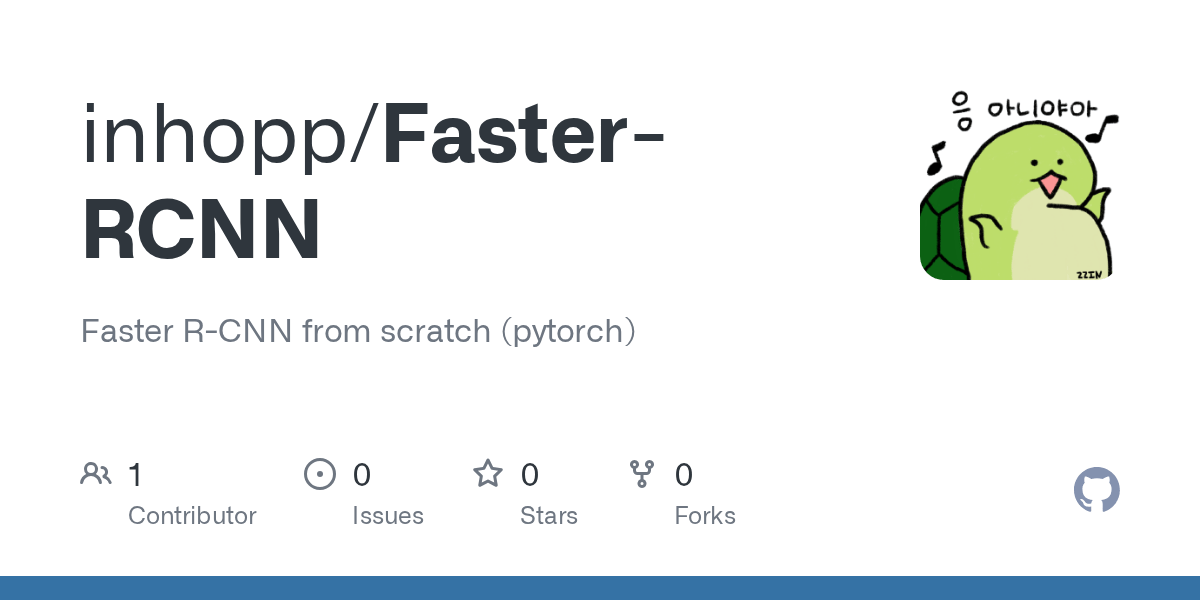GitHub inhopp/FasterRCNN Faster RCNN from scratch (pytorch)