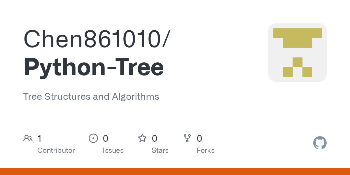 GitHub Chen861010/PythonTree Tree Structures and Algorithms