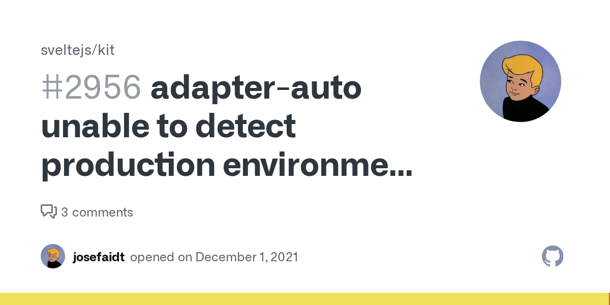 adapterauto unable to detect production environment when deploying to