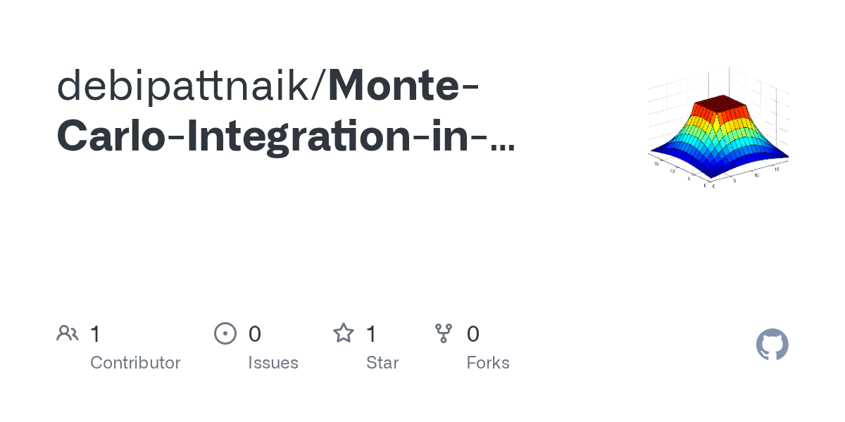 MonteCarloIntegrationinmatlab/Matlab code at master · debipattnaik
