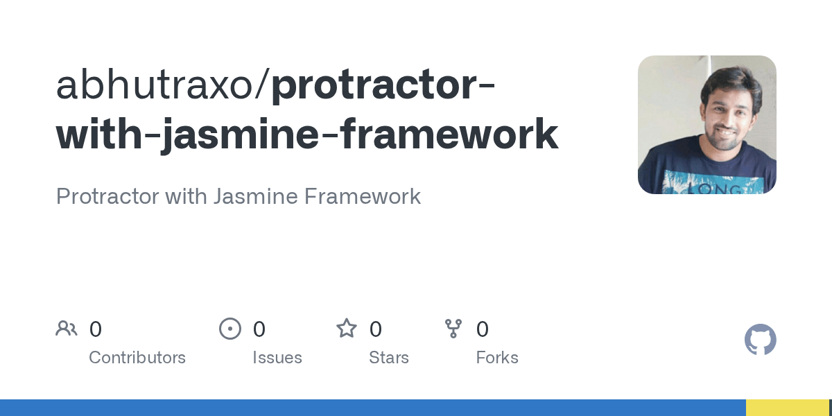 GitHub abhutraxo/protractorwithjasmineframework Protractor with