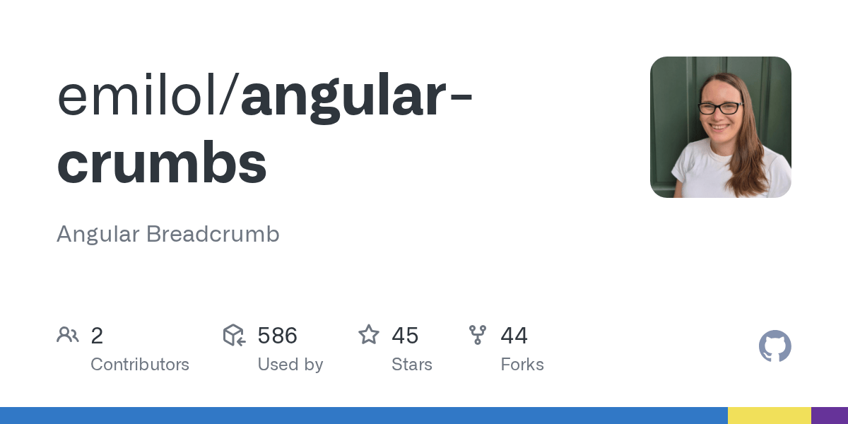 GitHub emilol/angularcrumbs Angular Breadcrumb