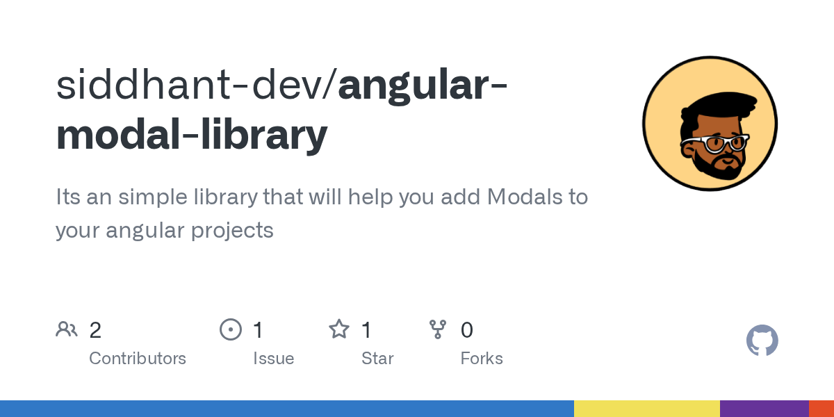 GitHub siddhantdev/angularmodallibrary Its an simple library that
