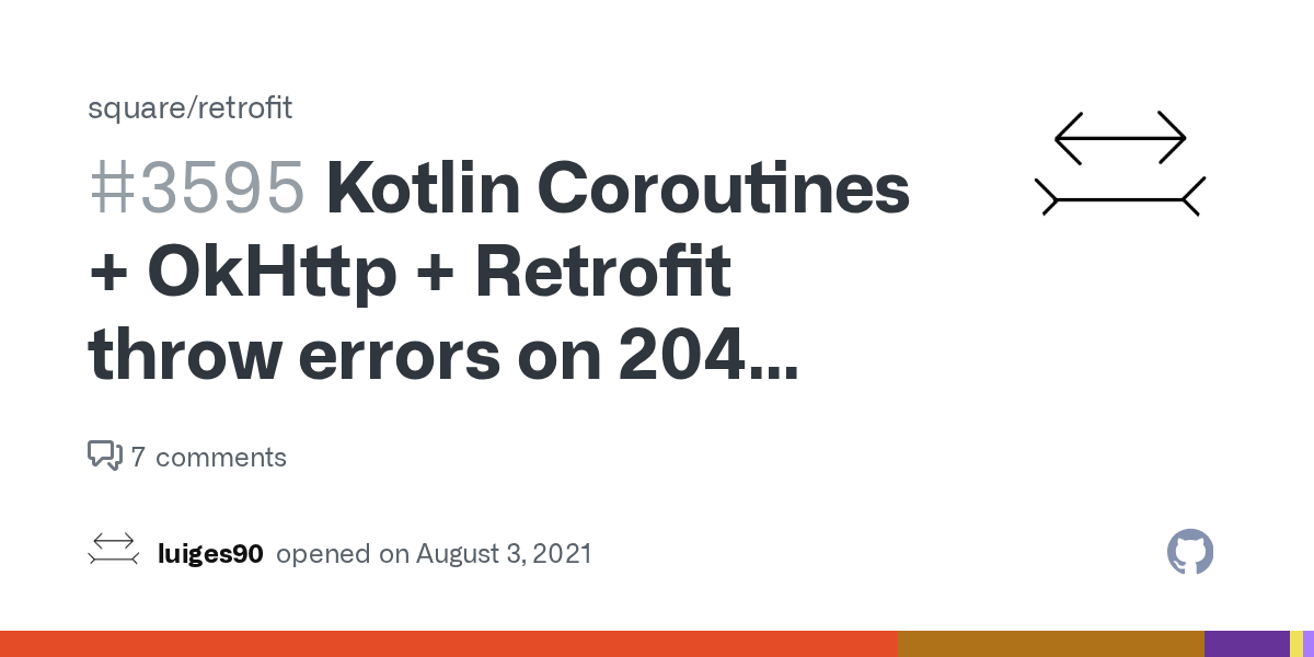 Kotlin Coroutines + OkHttp + Retrofit throw errors on 204 responses