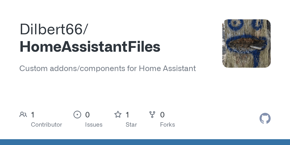 GitHub Dilbert66/HomeAssistantFiles Custom for