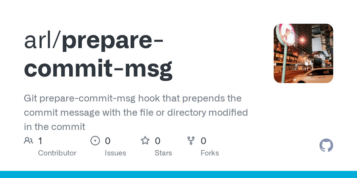 GitHub Git hook that