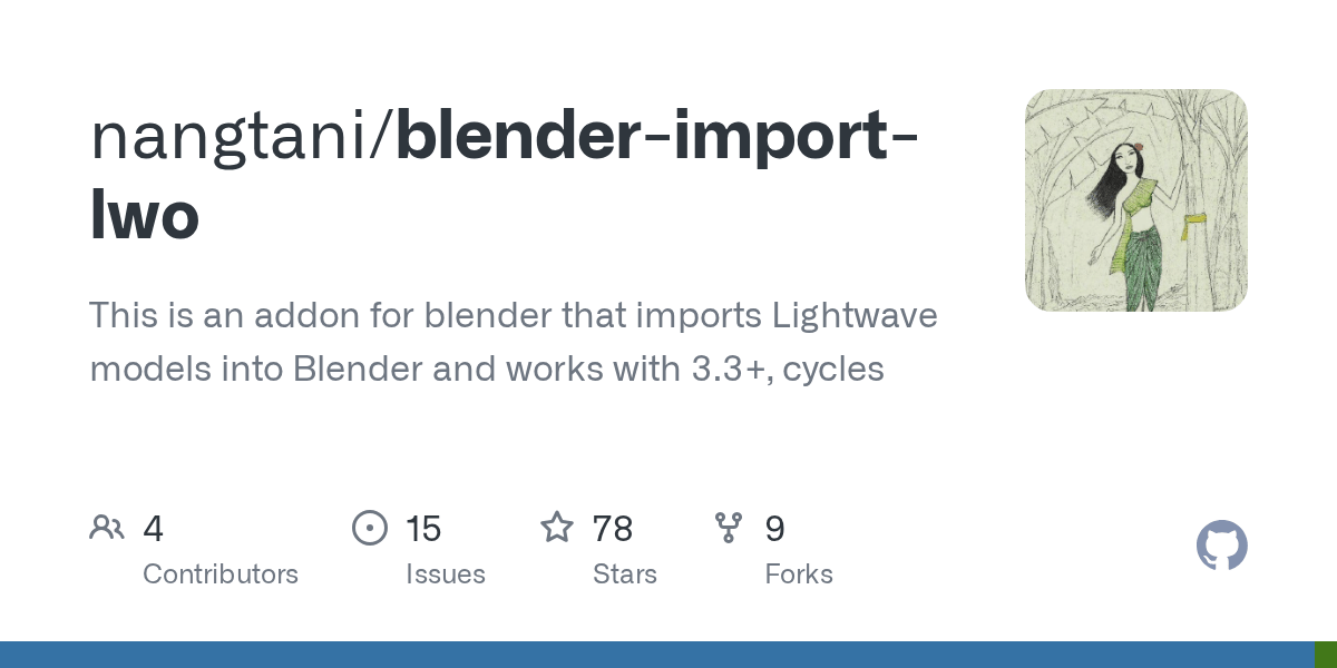 GitHub nangtani/blenderimportlwo This is an addon for blender that