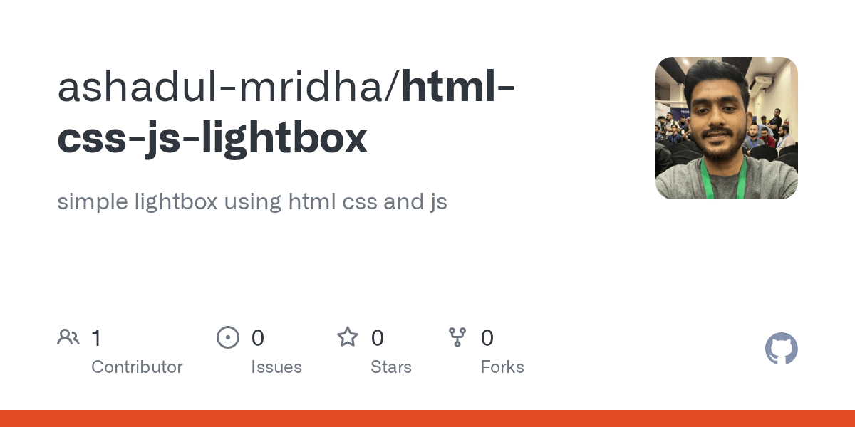 GitHub ashadulmridha/htmlcssjslightbox simple lightbox using