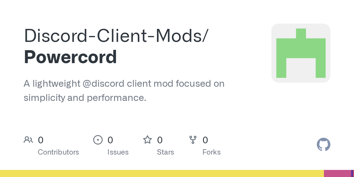 GitHub DiscordClientMods/Powercord A lightweight discord client