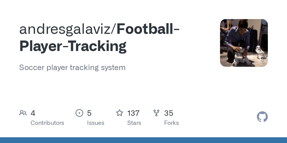 GitHub andresgalaviz/FootballPlayerTracking Soccer player tracking