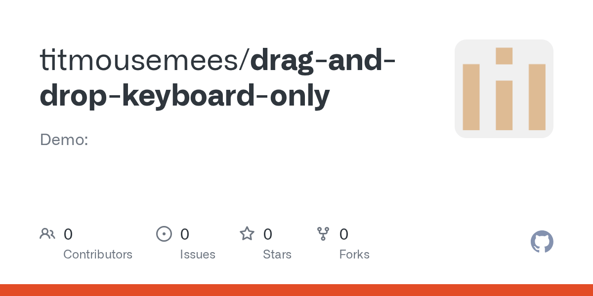 GitHub meessour/draganddropkeyboardonly Demo