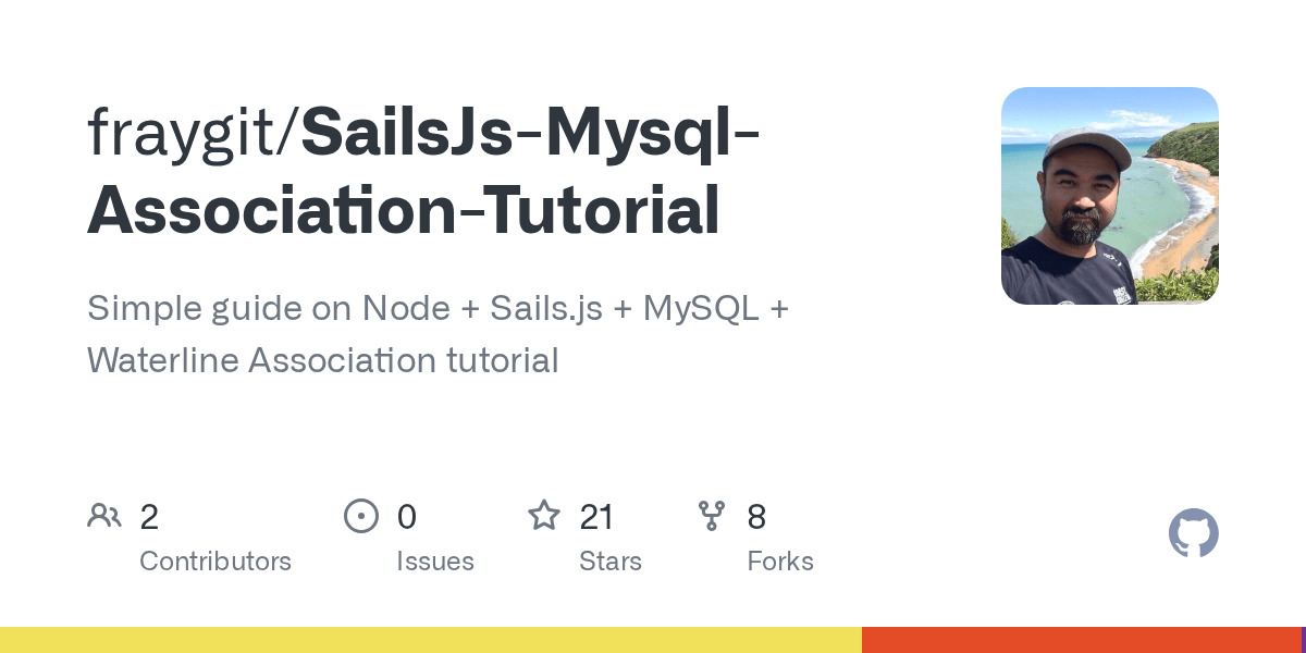 GitHub fraygit/SailsJsMysqlAssociationTutorial