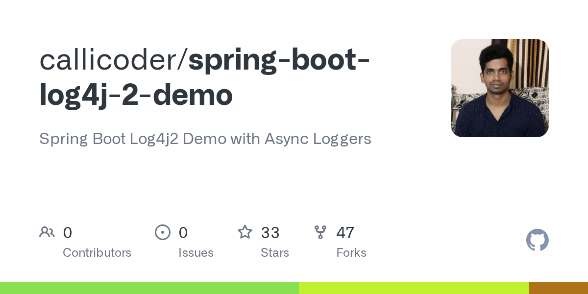 GitHub callicoder/springbootlog4j2demo Spring Boot Log4j2 Demo