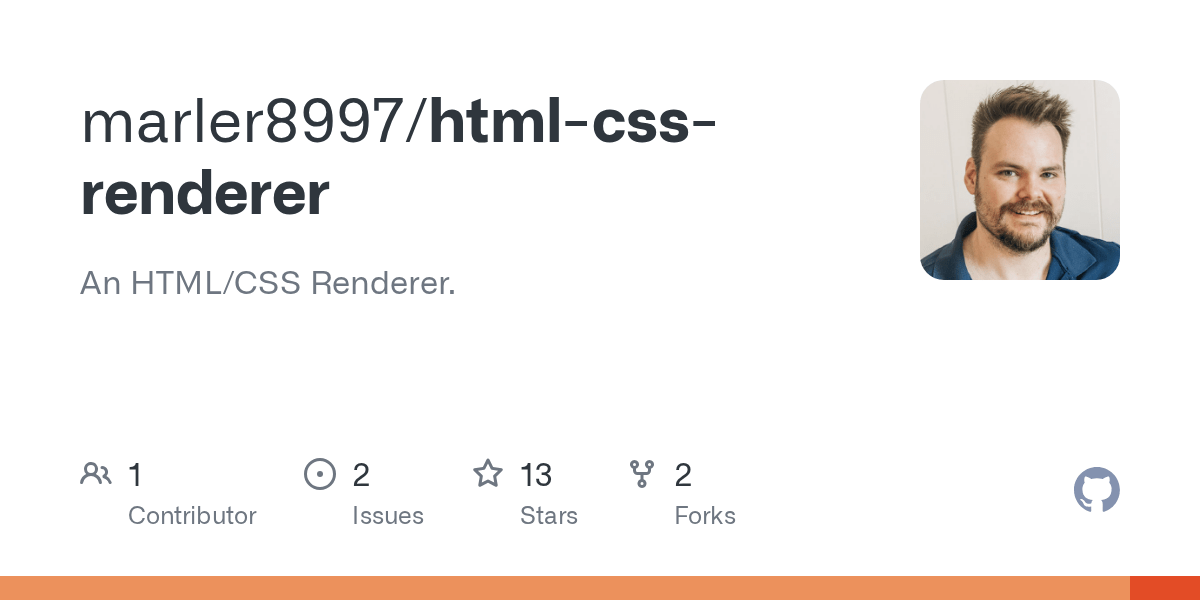 GitHub marler8997/htmlcssrenderer An HTML/CSS Renderer.