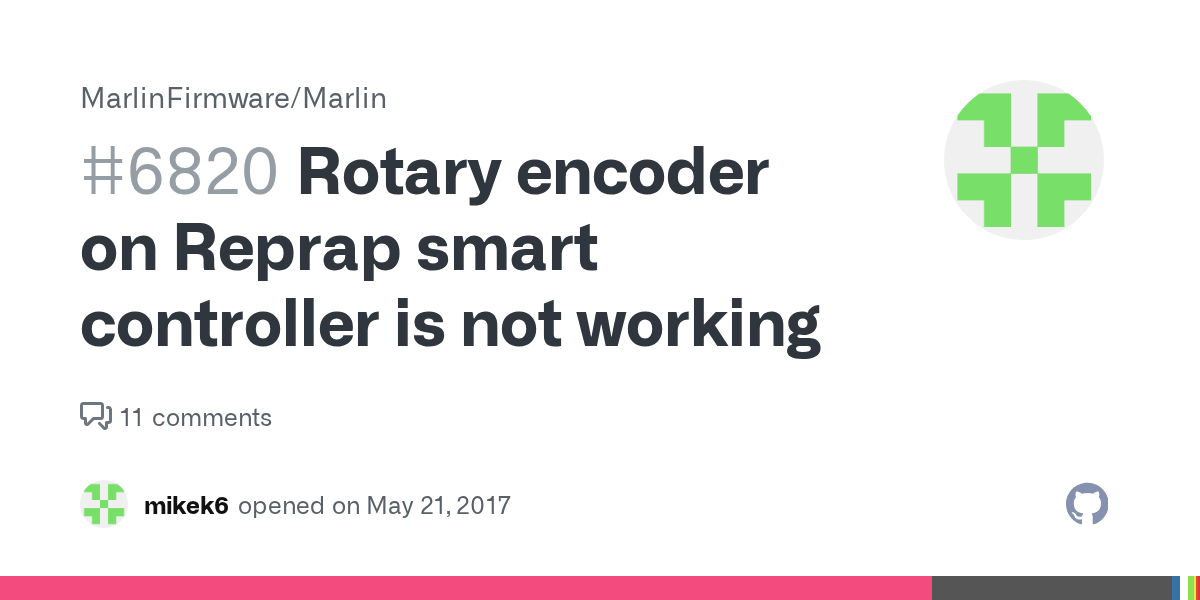 Rotary encoder on Reprap smart controller is not working · Issue 6820