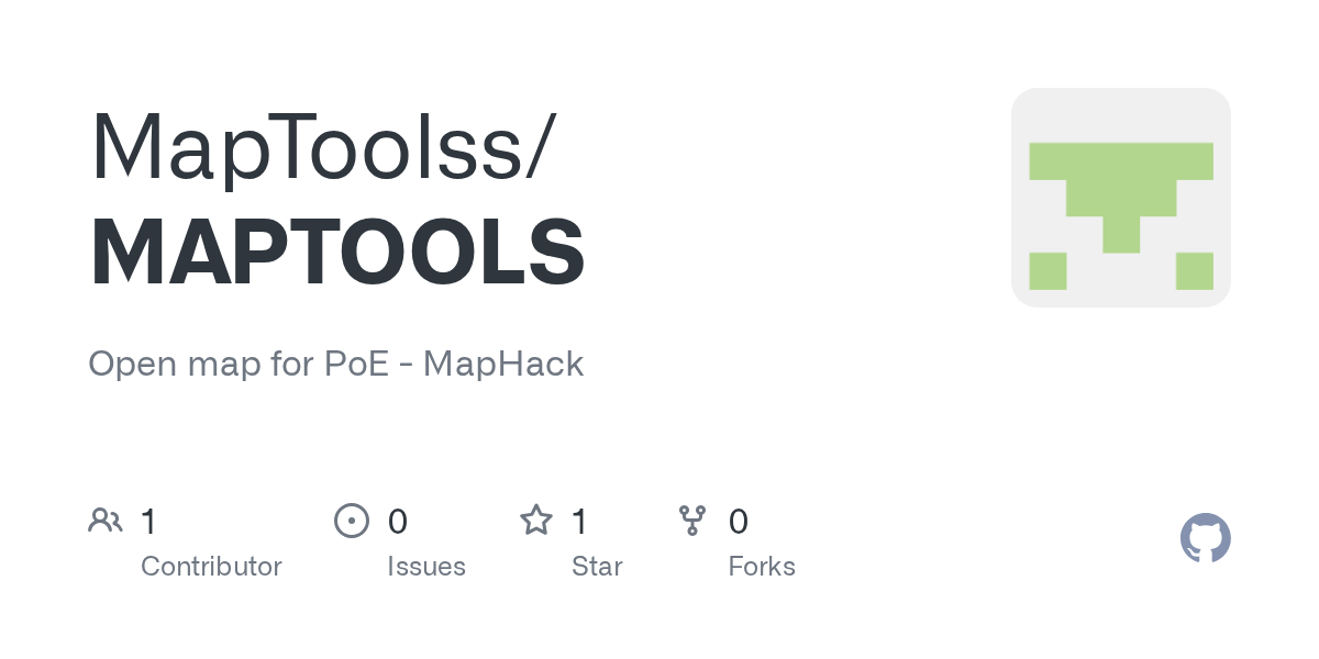 GitHub MapToolss/MAPTOOLS Open map for PoE MapHack