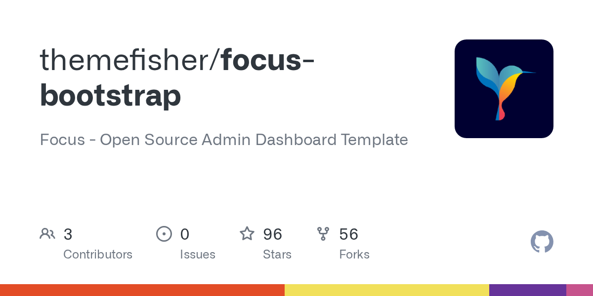 GitHub themefisher/focusbootstrap Focus Open Source Admin