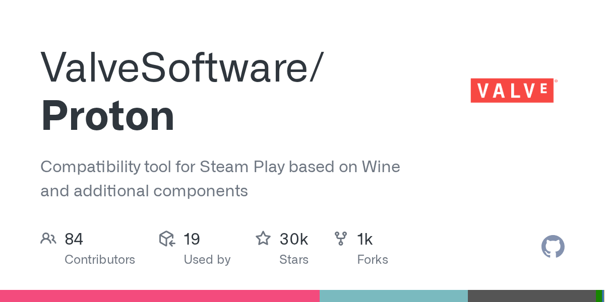 GitHub ValveSoftware/Proton Compatibility tool for Steam Play based
