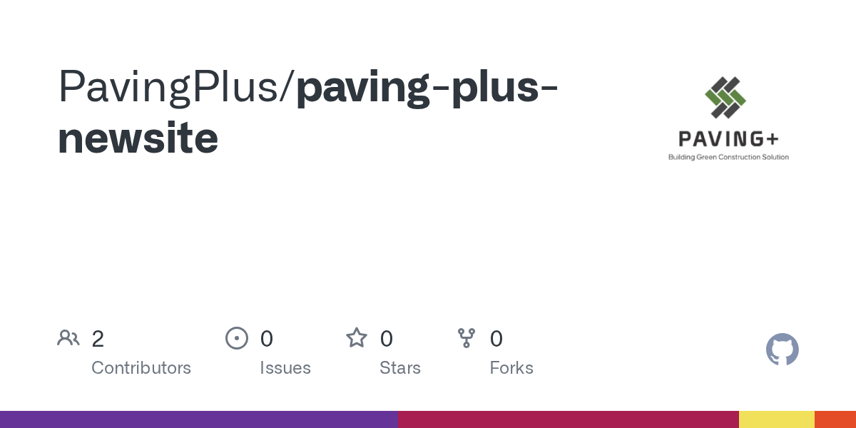 GitHub PavingPlus/pavingplusbackend