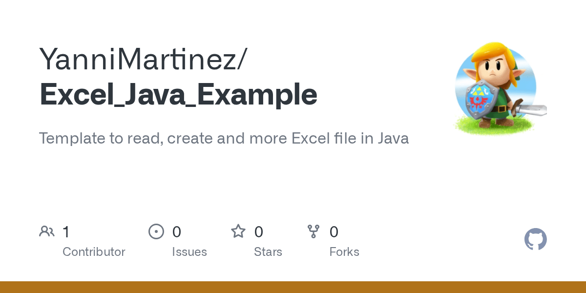 GitHub YanniMartinez/Excel_Java_Example Template to read, create and