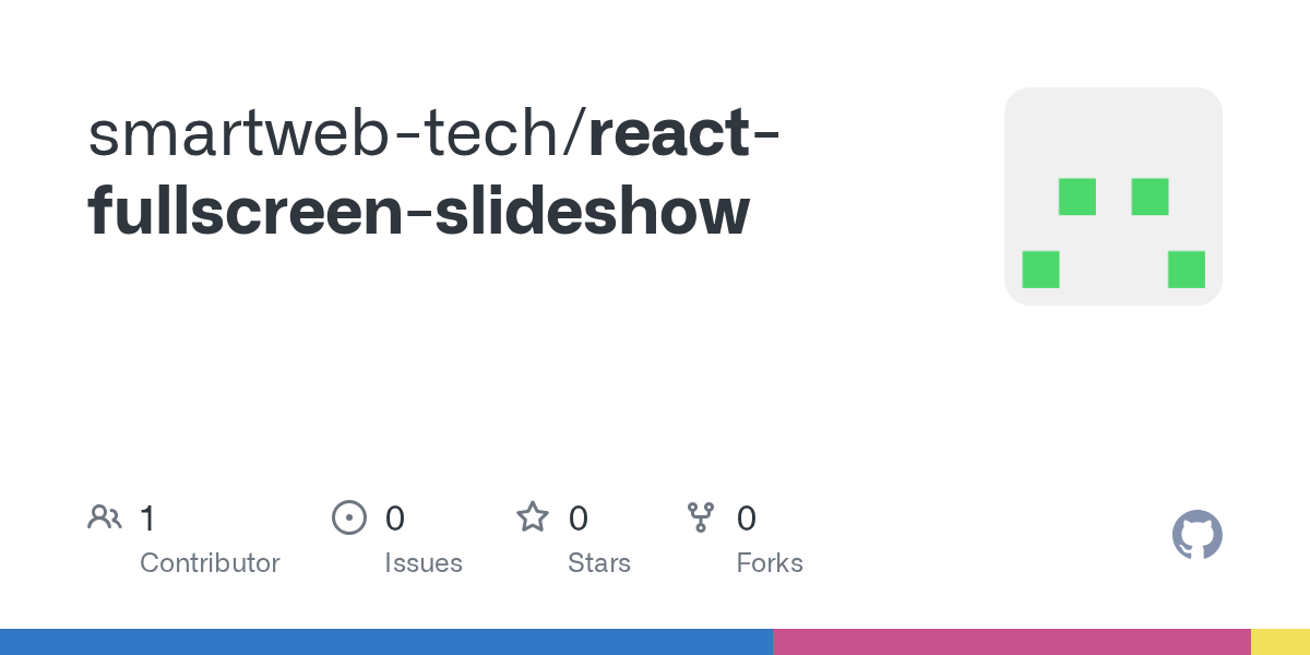 GitHub smartwebtech/reactfullscreenslideshow