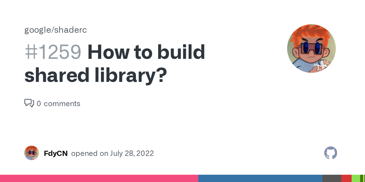 How to build shared library? · Issue 1259 · google/shaderc · GitHub