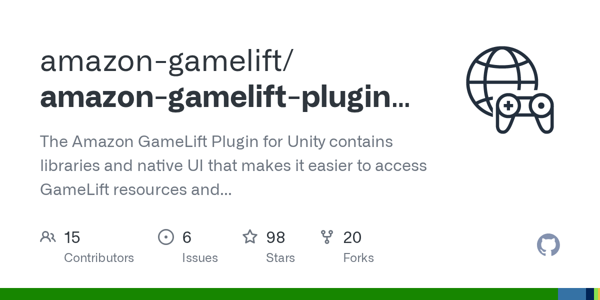 GitHub aws/amazongameliftpluginunity The Amazon GameLift Plugin