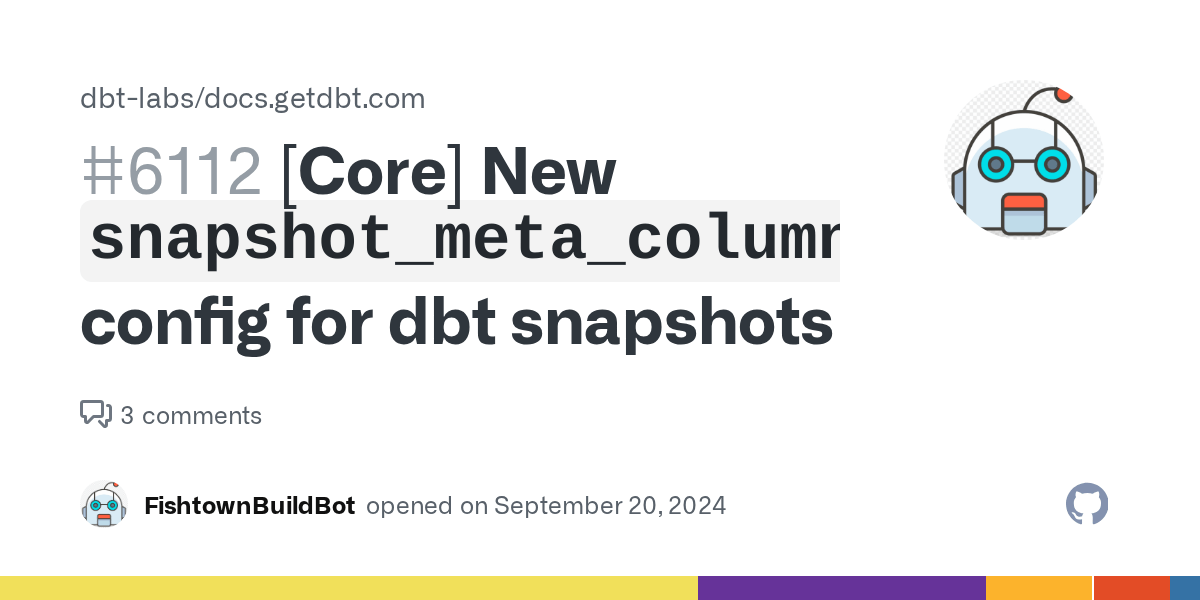 [Core] New `snapshot_meta_column_names` config for dbt snapshots
