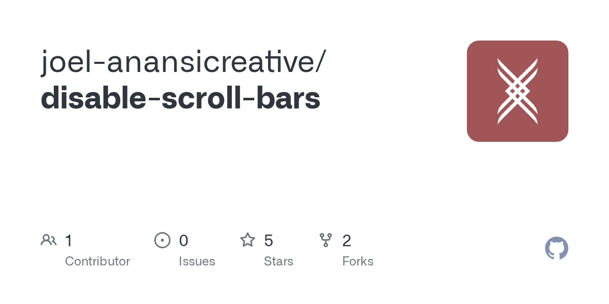 GitHub joelanansicreative/disablescrollbars