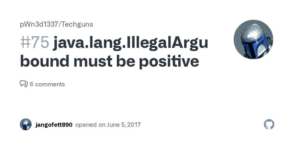 java.lang.IllegalArgumentException bound must be positive · Issue 75