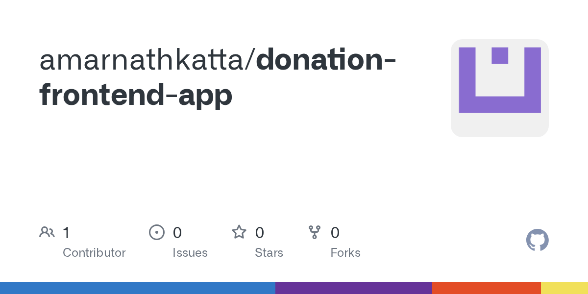 GitHub amarnathkatta/donationfrontendapp