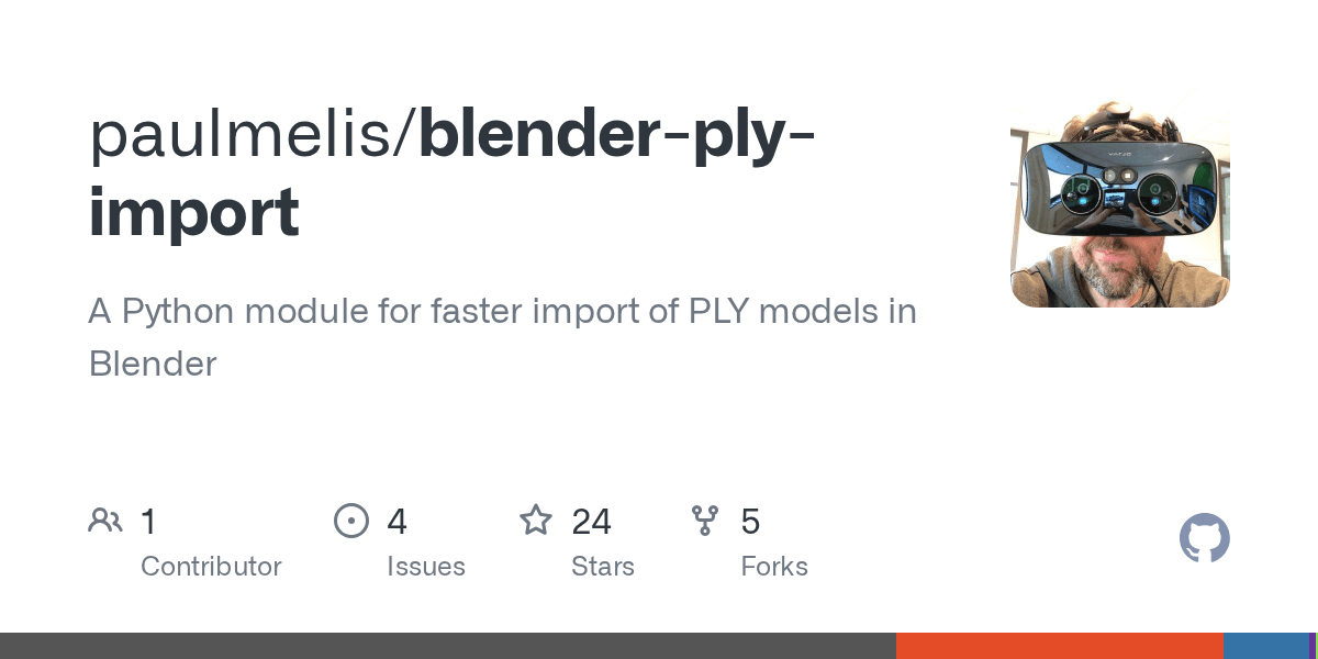 GitHub paulmelis/blenderplyimport A Python module for faster