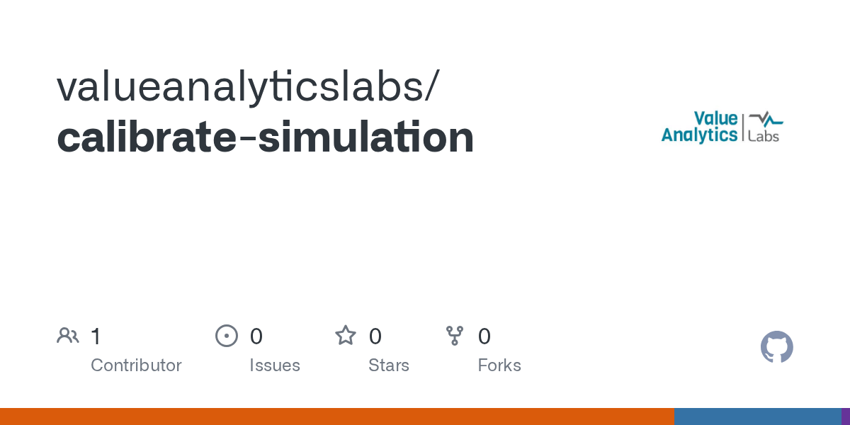GitHub valueanalyticslabs/calibratesimulation