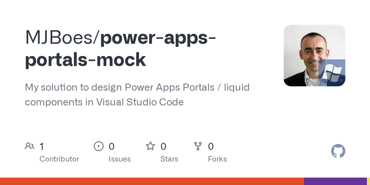 GitHub MJBoes/powerappsportalsmock My solution to design Power