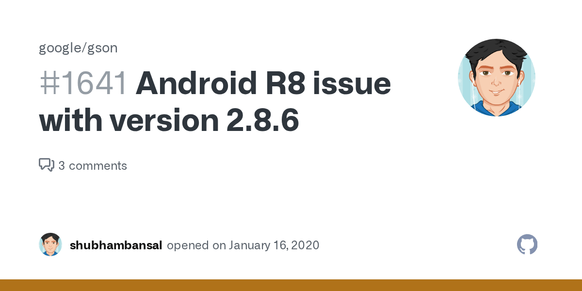 Android R8 issue with version 2.8.6 · Issue 1641 · google/gson · GitHub