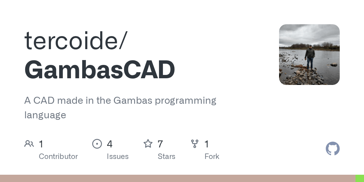 GitHub tercoide/GambasCAD A CAD made in the Gambas programming language