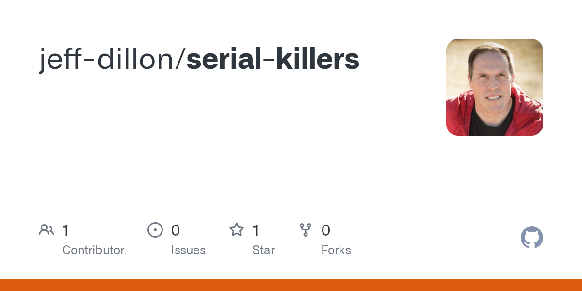 GitHub jeffdillon/serialkillers