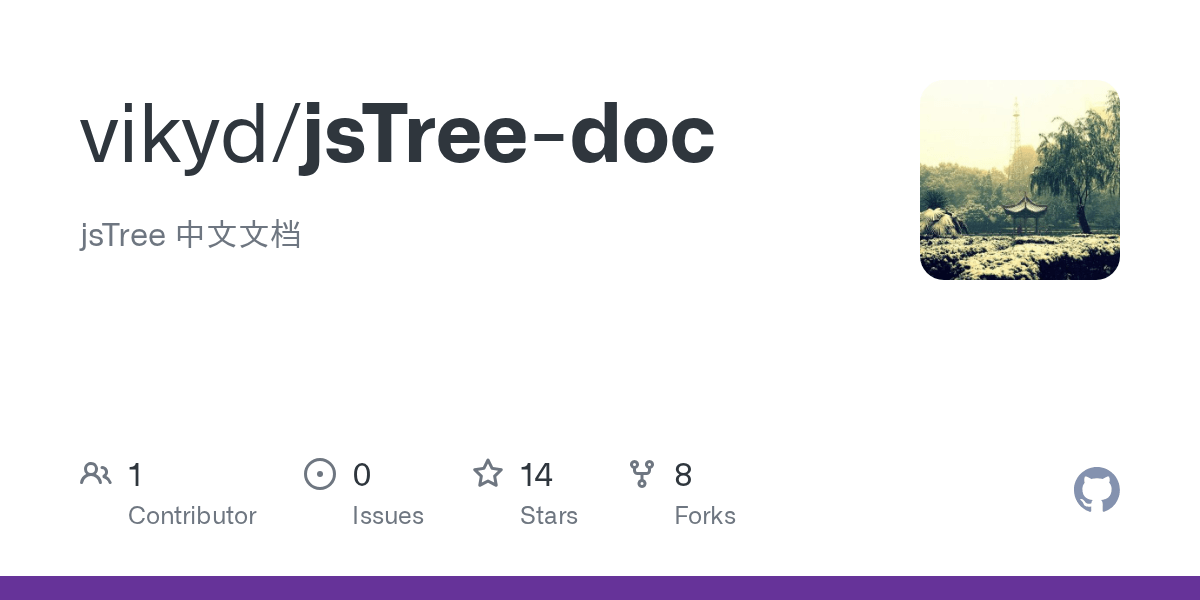 GitHub vikyd/jsTreedoc jsTree 中文文档