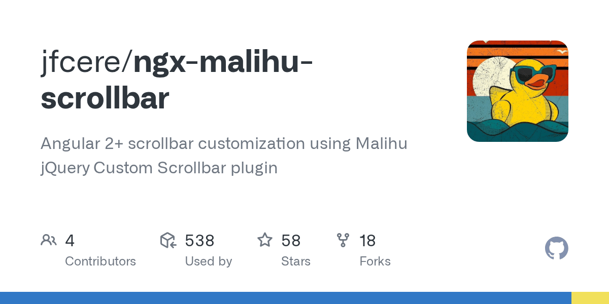 GitHub jfcere/ngxmalihuscrollbar Angular 2+ scrollbar
