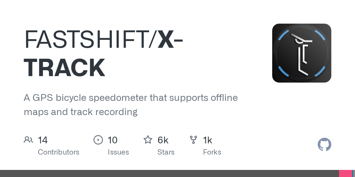 GitHub FASTSHIFT/XTRACK A GPS bicycle speedometer that supports