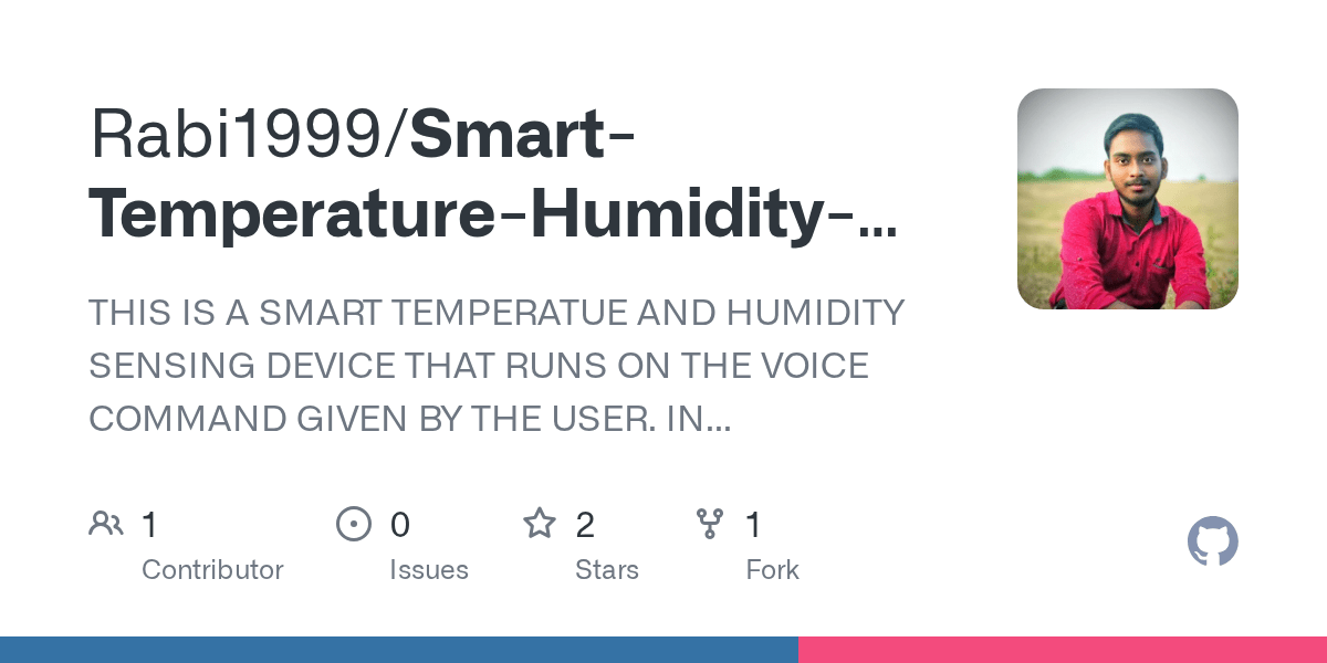 GitHub Rabi1999/SmartTemperatureHumiditysensorusingarduinoand