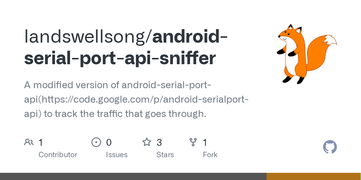 GitHub landswellsong/androidserialportapisniffer A modified