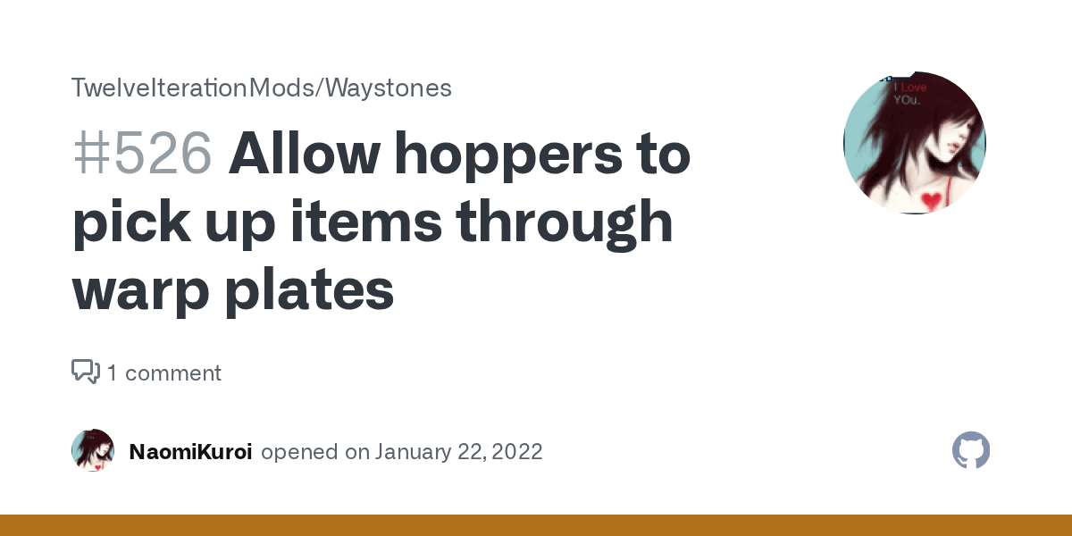 Allow hoppers to pick up items through warp plates · Issue 526